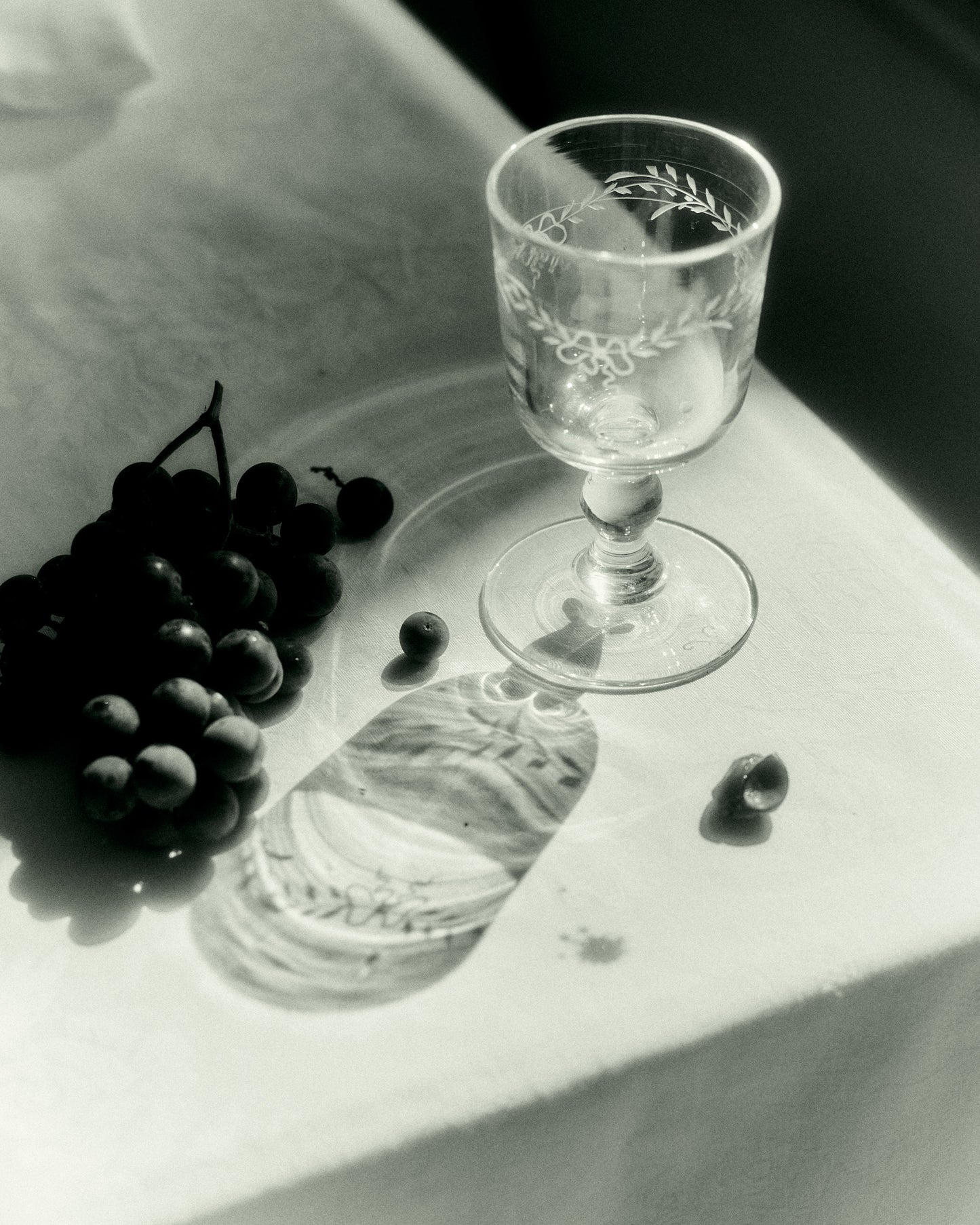 Akua Objects Glassware. Mouth blown and handmade Bohemian Glassware. Made in Bohemia. Add poetry to your table with Barbro water glasses. These contemporary interpreted glasses have been mouth blown with patterns added afterwards, patiently engraved by a master’s hand.