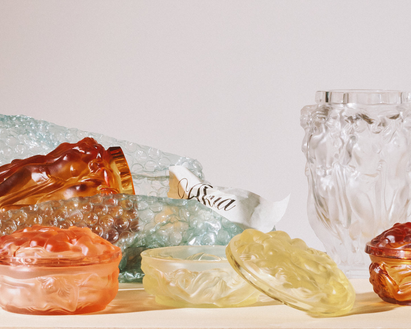 Akua Objects Glassware. Mouth blown and handmade Bohemian Glassware. Made in Bohemia. The Michael Vase. The historical country of central Europe, Bohemia, became famous for its decorative glassware during the Renaissance, and hereafter earned international reputation for its high baroque style. Today, Bohemian glass are desired collection pieces to many antique collectors. The Michael collection embraces women as a source of inspiration.