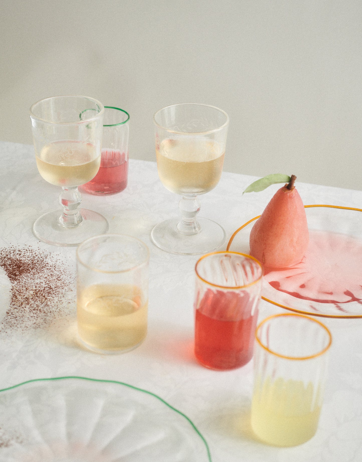 Akua Objects Glassware. Mouth blown and handmade Bohemian Glassware. Made in Bohemia. Add poetry to your table with Barbro water glasses. These contemporary interpreted glasses have been mouth blown with patterns added afterwards, patiently engraved by a master’s hand.