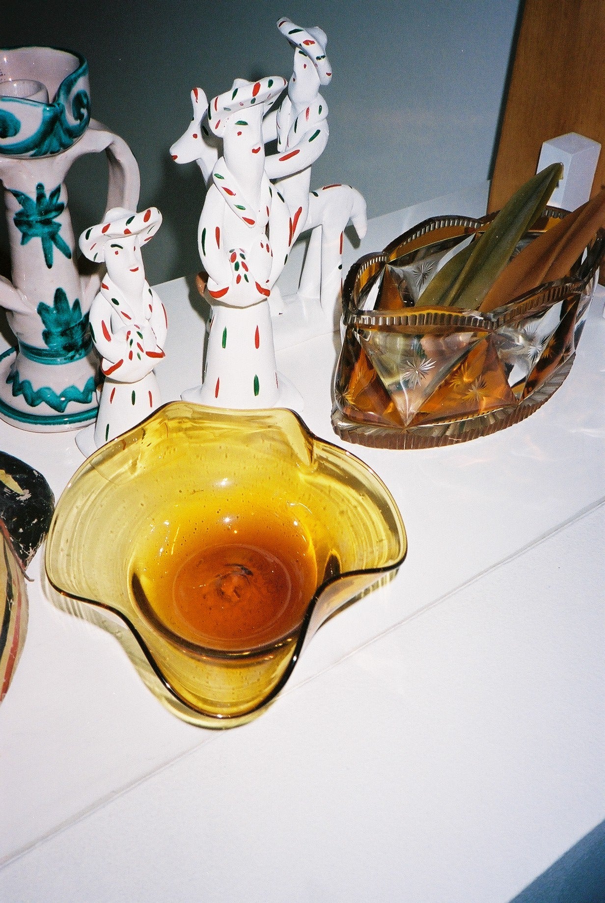 Akua Objects Glassware. Mouth blown and handmade Venetian Glassware. Made in Murano. The Michele Bowl. Venetian glass has been produced in Venice, typically on the island of Murano since the 13th century. Today, Murano is well known for its production of ornate distinctive, and high-quality art glass. Michele is Akua Objects' most Venetian inspired collection. All objects are original creations made strictly by hand by expert artisans, according to the ancient Murano tradition.