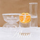 Akua Objects Glassware. Mouth blown and handmade Bohemian Glassware. Made in Bohemia. The Peter collection is a dedication to Annika’s grandfather, who made a great effort of gathering his children and grandchildren around an atmospheric dinner table. Glassware with a rim has always been present in the home of Peter’s and is a timeless classic that will be found in homes for many generations to come.