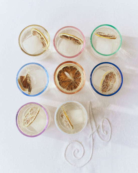 Explore a set of large mouth-blown and handmade Bohemian Peter Glasses ...