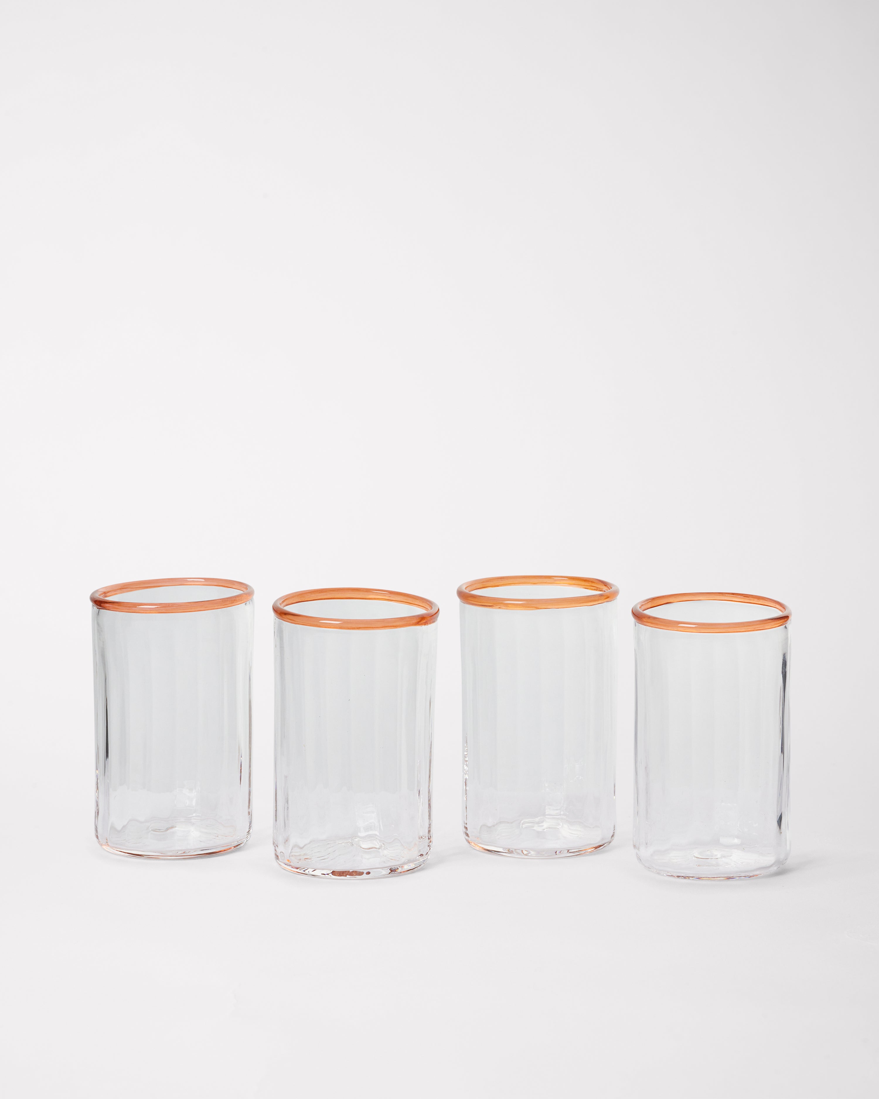 Explore a set of small mouth-blown and handmade Bohemian Peter Glas ...